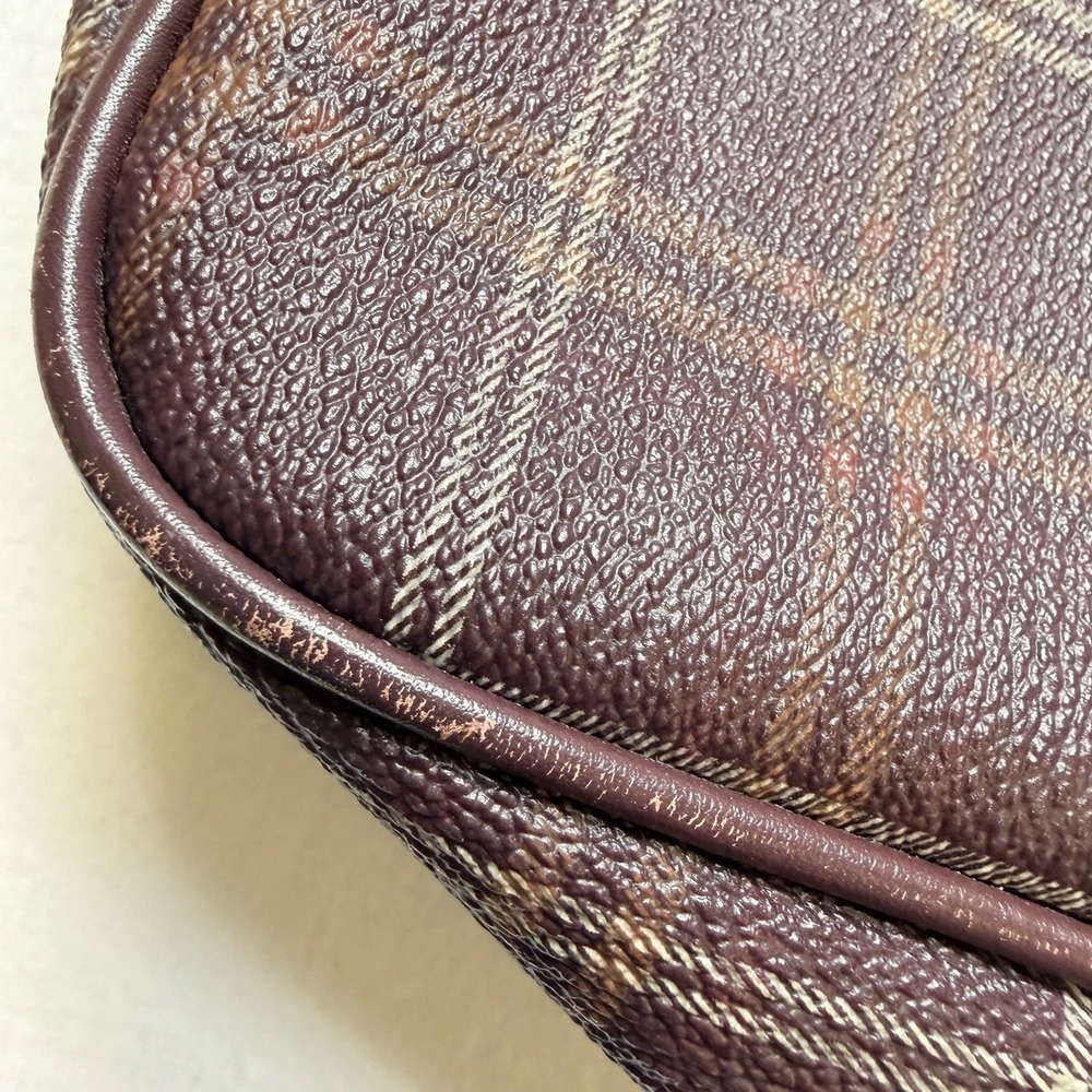 Bean Pole Vintage Y2K Preppy Plaid Saddle Bag Crossbody Purse Korean - Picture 14 of 16